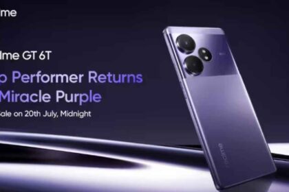 Realme GT 6T Smartphone Realme GT 6T comes in new purple color, you will become a fan as soon as you see it, first sale on this day