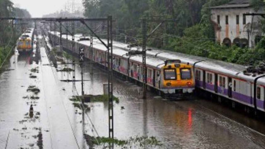 Train Cancellation due to Rain Heavy rains slowed down the speed of railways, trains on these routes were cancelled due to flood water