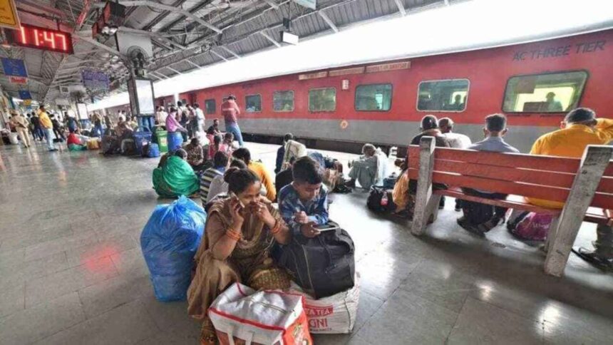 Train Route Divert and Rescheduling Railways increased the tension of passengers during rain, route of these trains including UP-Bihar changed for next one week